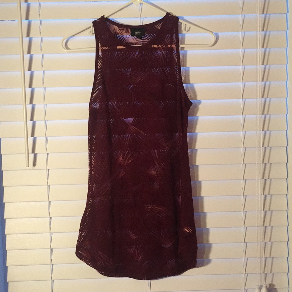 Gorgeous cranberry blouse